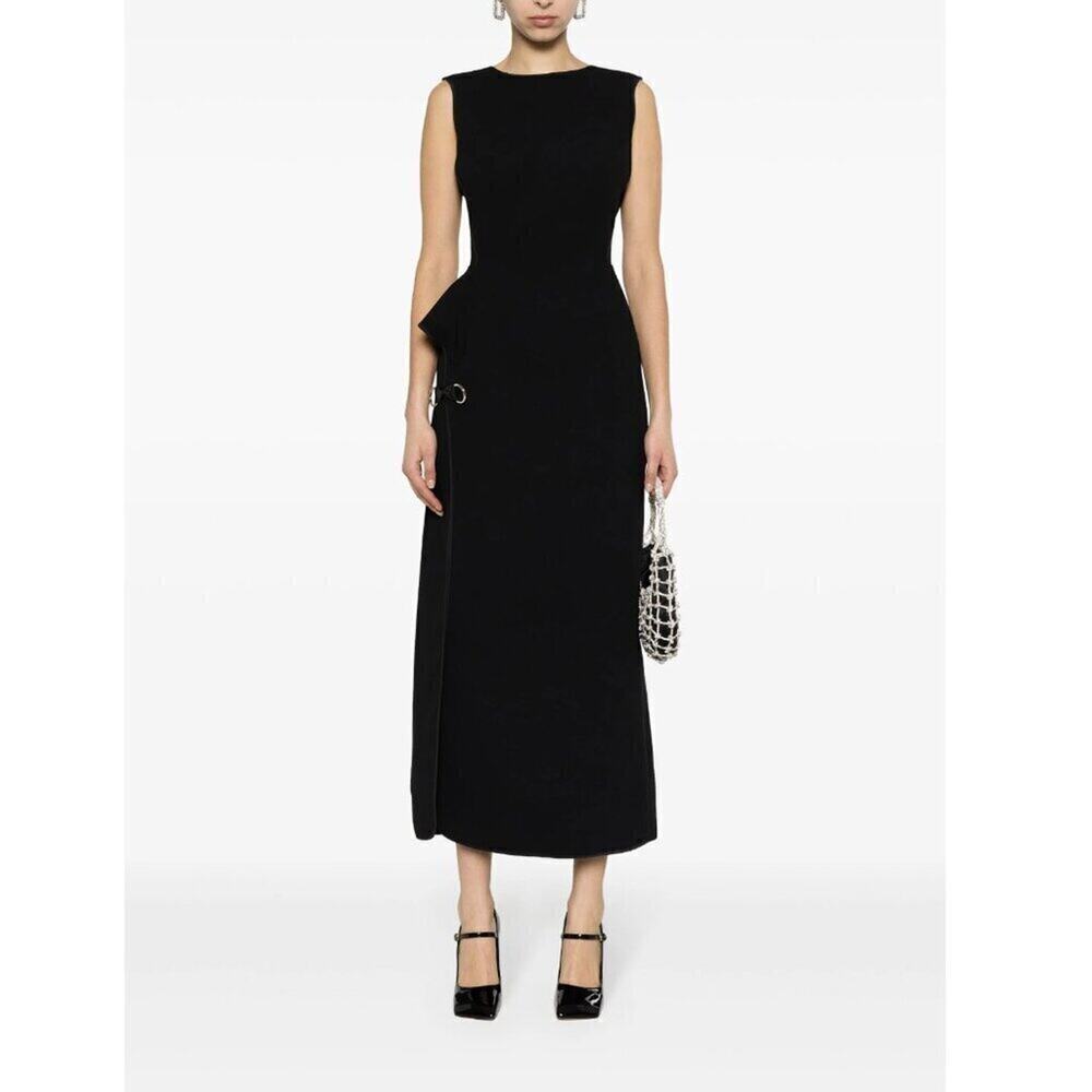 $1,875 New Maticevski Mannerism Black Dress, Sleeveless Evening Formal US 4